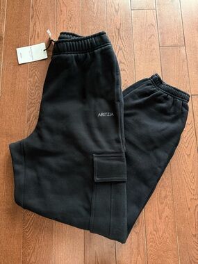 SOLD Aritzia sweatfleece mega cargo Jogger sweatpants - cozy fleece pants NWT